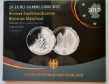 20 Euro &quot;Bremer Stadtmusikanten&quot; 2017 - PROOF - G 3600, Europa