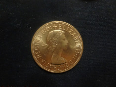 Monede Marea Britanie 1 Penny (W/o BRITT OMN) 1967 WCC:km897 UNC foto