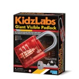 Cumpara ieftin Lacat gigant translucid KidzLabs, 4M