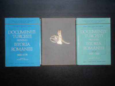 Mustafa A. Mehmed - Documente turcesti privind istoria Romaniei 3 volume foto