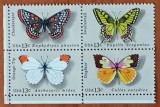 U.S.A-1976-''FLUTURI -in-AMERICA''-BLOC de 4val.''.- (Cat Scot=4,5$)-MNH-Nestampilat--FARA GUMA-Vezi-Scan