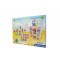 Set de cuburi magnetice &quot;Parc de Distracții&quot; eMazing, Puzzle inteligent pentru copii, 10 Piese cu cutie de depozitare, design multicolor