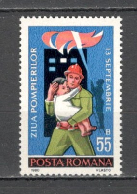 Romania.1980 Ziua pompierilor XR.835 foto