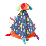 Jucarie doudou Catelus Fehn, velur, 31 cm, 0 luni+, Multicolor