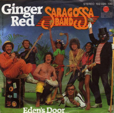 Saragossa Band - Ginger Red (1980, Ariola) Disc vinil single 7&amp;quot; foto