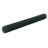 VidaXL Plasă de s&acirc;rmă, verde, 10 x 1,5 m, oțel cu &icirc;nveliș PVC, pătrat