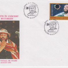 FDCR - Pavarotti in concert la Bucuresti in ziua Eclipsei - LP1489 - an 1999