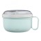 Cutie rotunda pranz Xavax To Go cu tacam, microunde, 1100ml, albastru/gri