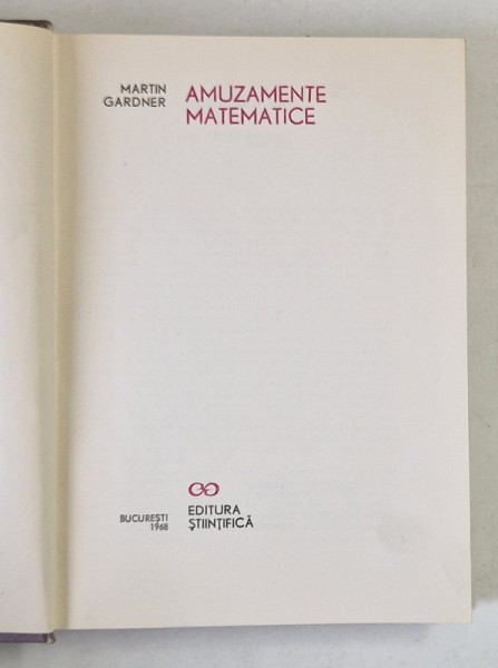 Amuzamente matematice M. Gardner
