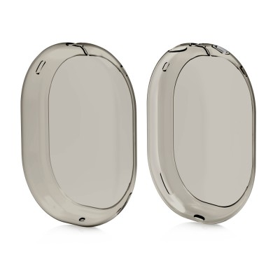 Set 2 huse kwmobile pentru Apple Airpods Max, Silicon, Gri, 54208.19 foto