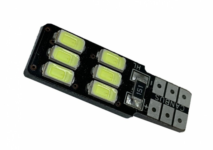 T10-6SMD-5730 - LED auto 12V canbus