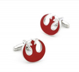 Butoni Star Wars Alliance Starbird rosii Logo si ambalaj cadou, Inox
