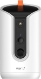 Camera supraveghere Arenti, 2K, 3MP, pentru animale de casa, cu dispenser de boabe, wireless 2.4/5 GHz, microSD max 256GB, detectie miscare si latrat,