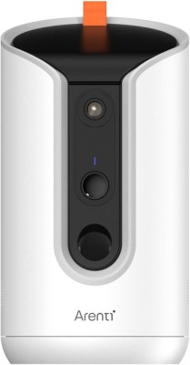Camera supraveghere Arenti, 2K, 3MP, pentru animale de casa, cu dispenser de boabe, wireless 2.4/5 GHz, microSD max 256GB, detectie miscare si latrat, foto