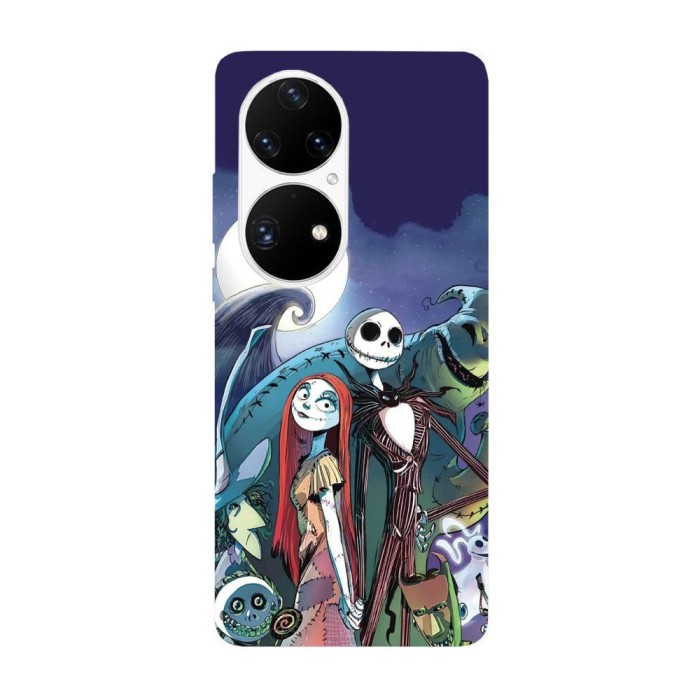 Husa compatibila cu Huawei P40 Pro model The Nightmare Before Christmas, Silicon, TPU, Viceversa