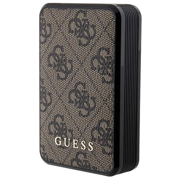 Guess 4G Leather Leather Metal Logo 18W 10000mAh powerbank - maro