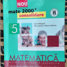 MATEMATICA ARITMETICA ALGEBRA GEOMETRIE CLASA A V A PARTEA II , PELIGRAD ZAHARIA