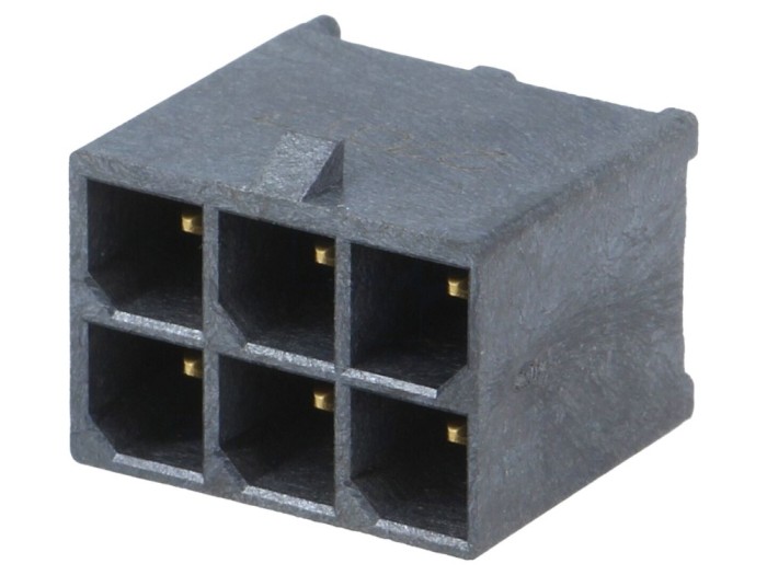 Conector Mega-Fit 6 pini, 23A