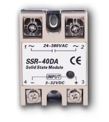 Releu static SSR 40DA solid state relay foto