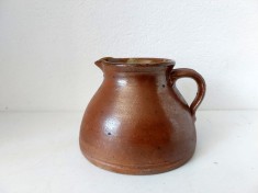 Ulcica, carafa, ulcior, vaza, vas ceramic gresie, studio art, manual 10 cm foto