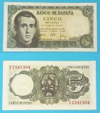 Spania 5 Pesetas 1951 &#039;Catalonia&#039; aUNC serie: I 1541394