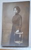 Fotografie portret Constanța 1912 &ndash; Teresa Sordachescu &ndash; dedicație Elena Diamandescu