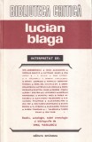 Cumpara ieftin Lucian Blaga interpretat de... - Studiu, antologie, tabel cronologic şi
