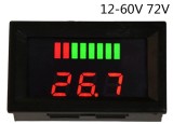 Cumpara ieftin Tester Indicator stare baterie 12-72 V auto bicicleta trotineta rulota, Universal