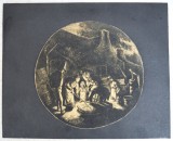 David Deuchar &quot;Ucigatorii de porci&quot; gravura cca 1782-1803, Scene gen, Cerneala, Altul