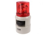 Semnalizator luminos și acustic 24VDC roșu