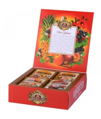 Basilur Fruit Infusions Assorted Ceai mix 40 plicuri foto