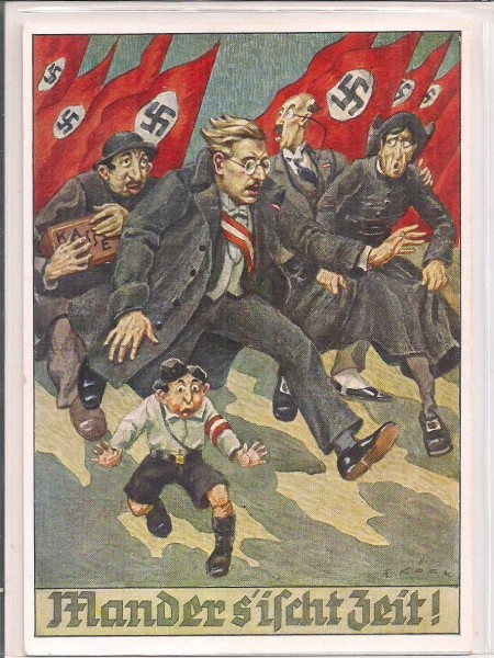 Carte postala germana necirculata cu stampila Nurnberg 1938