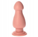 Dildo Anal El Penon cu Ventuza, PVC, Natural, 25.5 cm