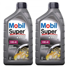 Pachet 2 litri Ulei Mobil Super 2000 X1 10W40