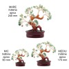 Copac cu aventurin pe suport ceramic &amp;#8211; 24 cm inaltime