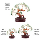 Copac cu aventurin pe suport ceramic &amp;#8211; 24 cm inaltime