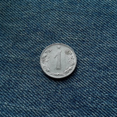 1o - 1 Haler 1953 Cehoslovacia / primul an de batere foto