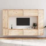 VidaXL Comode TV, 8 buc., lemn masiv de pin