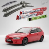 Cumpara ieftin Ștergătoare Mitsubishi Colt V (CJ_A, CP_A) 1995-2003 | Set Față și Spate Flat &ndash; TeamCar&reg;