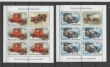 ROMANIA 2023 ISTORIA AUTOMOBILULUI (I) Minicoala cu 5 timbre + 1 vinieta LP.2402 MNH**, Nestampilat