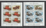 ROMANIA 2023 ISTORIA AUTOMOBILULUI Minicoli 5 timbre+ 1 vinieta LP.2402 MNH**, Nestampilat