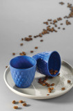 Ceasca de cafea, K&uuml;tahya Porselen, 710KTP0598, Portelan, Albastru inchis