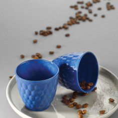 Ceasca de cafea, Kütahya Porselen, 710KTP0598, Portelan, Albastru inchis