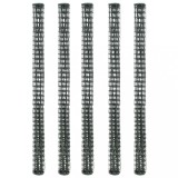 vidaXL Plase gard de grădină, 5 buc., verde, 1x1,2 m, HDPE