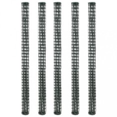 vidaXL Plase gard de grădină, 5 buc., verde, 1x1,2 m, HDPE