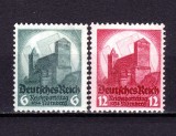 Cumpara ieftin ✅ (S42) Germania Reich 1934 &quot;Ziua Partidului - Nurnberg &quot; serie completa Michel 546/547 cota 85 &euro;, rar MNH , guma ingrosata galbuie /cuta colt