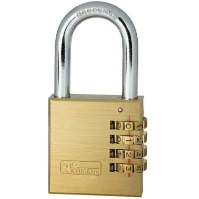 Lacat cu cifru, auriu, 40 mm, Richmann Exclusive foto