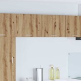 Dulap suspendat Riga Stejar Artisan si Alb 50 x 31 x 40 cm