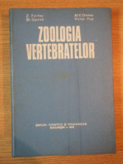 ZOOLOGIA VERTEBRATELOR - Z. FEIDER, AL. V. GROSSU ?. BUC. 1976 foto