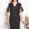 Rochie de Ocazie Silvi Negru - 56Marimea